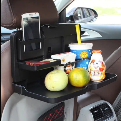 Portable Multifunctional Car Tray – Laptop & Food Tray Table for Travel, Work, and Car Interior Organization صينية سيارة متعددة الوظائف محمولة – طاولة لابتوب وطعام للسفر والعمل وتنظيم داخل السيارة