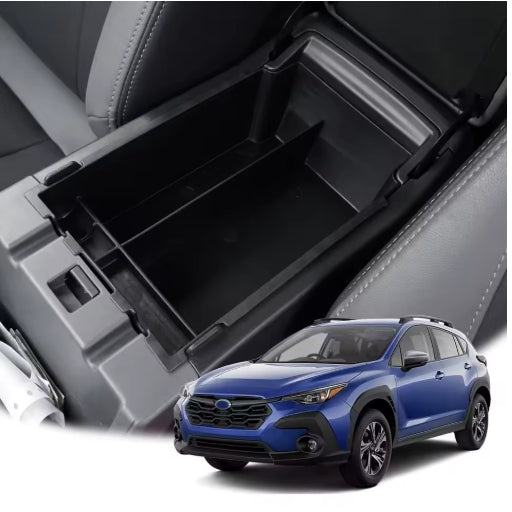 Subaru Crosstrek Center Console Armrest Storage Box, Organizer Tray & Accessories  صندوق تخزين مسند الذراع لسيارة سوبارو كروستريك ,منظم وعلبة تخزين لكونسول السيارة