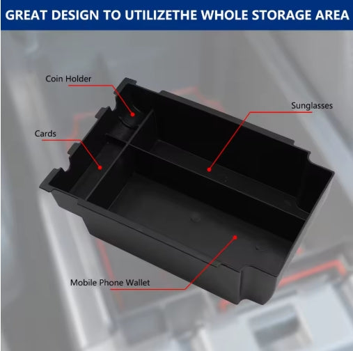 Subaru Crosstrek Center Console Armrest Storage Box, Organizer Tray & Accessories  صندوق تخزين مسند الذراع لسيارة سوبارو كروستريك ,منظم وعلبة تخزين لكونسول السيارة