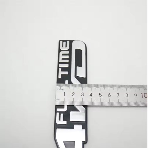 4WD Full-Time Rear Trunk Logo Sticker, Watercolour Tea jet Plate for Land Cruiser FJ60/62/80, FZJ80, LX450 – Durable Car Emblem ملصق شعار خلفي 4WD فول تايم – لوحة تيجيت مائية لاند كروزر FJ60/62/80 وFZJ80 وLX450 – شارة سيارة متينة