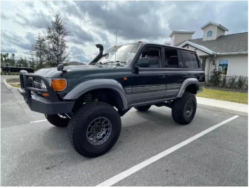 ABS Side Door Molding Trim for Toyota Land Cruiser LC FJ80, Durable 4X4 Wheel Drive Protection زينة جانبية لأبواب السيارة ABS لتويوتا لاند كروزر LC FJ80, حماية متينة لمركبات الدفع الرباعي 44 X