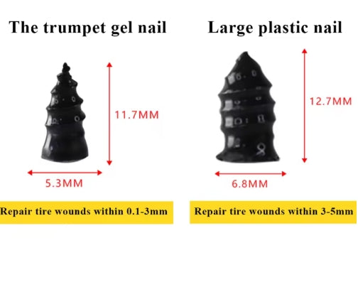 Alayjah, 10/30Pcs Universal Tire Repair Rubber Nail , Quick Fix for Car, Motorcycle, Truck & Bike Tires   10/30 مسمار مطاطي لإصلاح إطارات السيارات والدراجات والشاحنات,حل سريع وسهل للثقوب