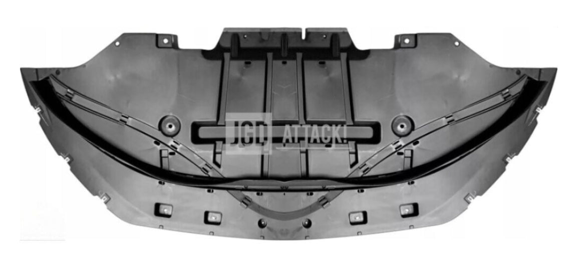 Ford Mustang 2015 Front Under Bumper Cover, Durable TWN Replacement Shield, Perfect Fit Auto Body Part غطاء سفلي أمامي للصدام فورد موستنج 2015 ,قطعة بديلة قوية ، حماية متينة وتوافق مثالي مع هيكل السيارة