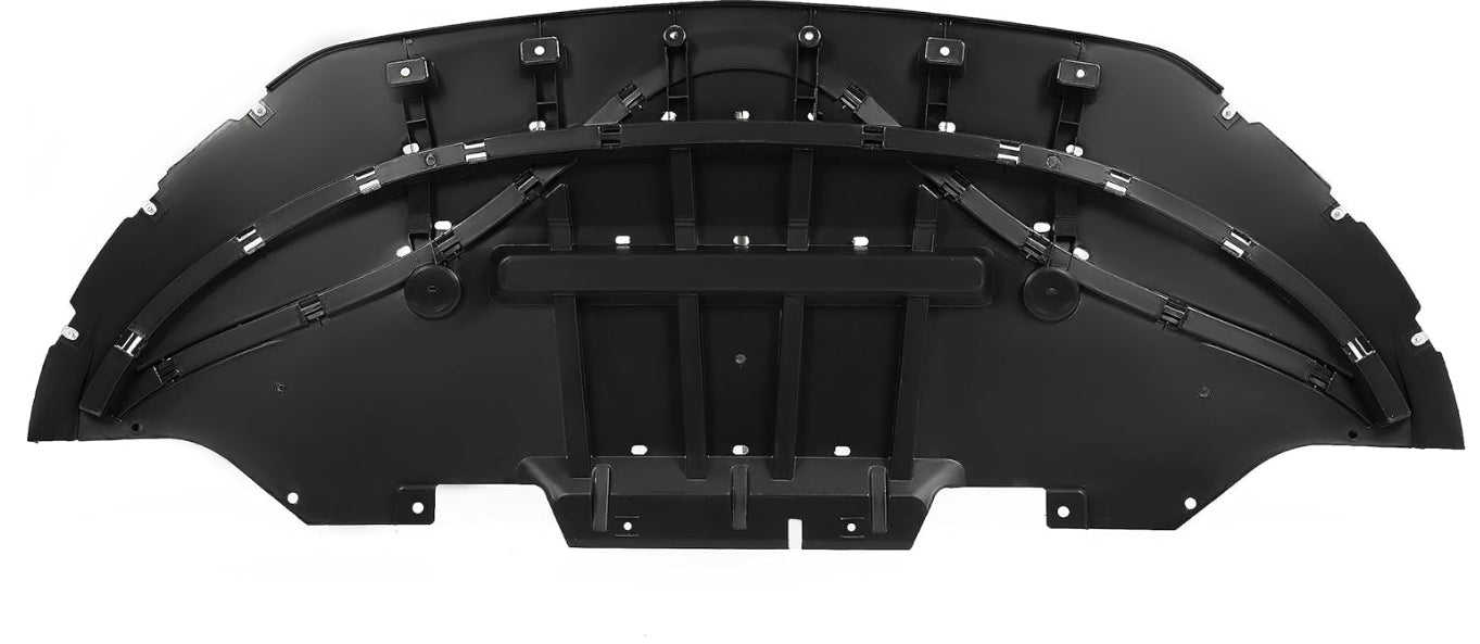 Ford Mustang 2015 Front Under Bumper Cover, Durable TWN Replacement Shield, Perfect Fit Auto Body Part غطاء سفلي أمامي للصدام فورد موستنج 2015 ,قطعة بديلة قوية ، حماية متينة وتوافق مثالي مع هيكل السيارة