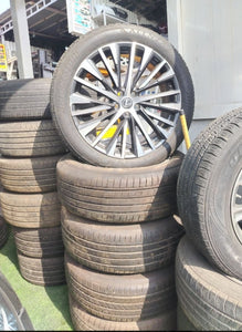Used Original OEM Lexus RX 2025 Rims with Tires – Complete Set جنوط وإطارات أصلية مستعملة لكزس RX موديل 2025