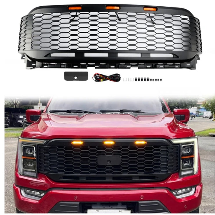 New Ford Raptor 2021–2023 Front Grille – OEM Style  شبك أمامي جديد لفورد رابتر 2021–2023