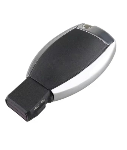 3-Button Car Key Remote FOB Cover for Mercedes-Benz, Replacement Blade for BGA, ABC, E-Class Series غطاء ريموت مفتاح سيارة 3 أزرار لمرسيدس بنز, بديل شفرة لموديلات BGA وABC وE-Class