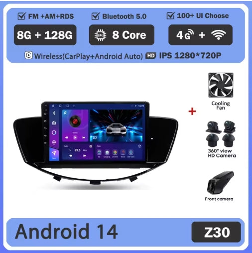 Alayjah, Android 14 Car Multimedia GPS Stereo for Subaru Tribeca WX W10 (2004-2014) Navigation & Video Player "نظام أندرويد 14 للمولتيميديا والملاحة لسيارة سوبارو تريبيكا WX W10 (2004-2014) مع مشغل فيديو وGPS"
