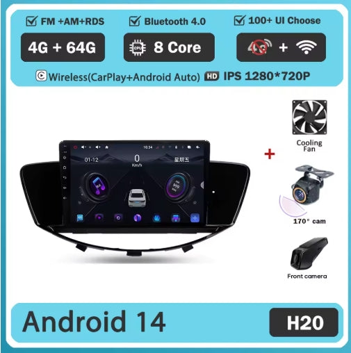 Alayjah, Android 14 Car Multimedia GPS Stereo for Subaru Tribeca WX W10 (2004-2014) Navigation & Video Player "نظام أندرويد 14 للمولتيميديا والملاحة لسيارة سوبارو تريبيكا WX W10 (2004-2014) مع مشغل فيديو وGPS"