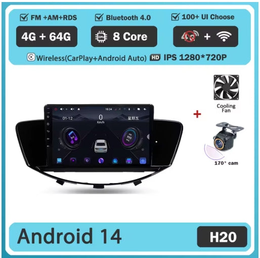 Alayjah, Android 14 Car Multimedia GPS Stereo for Subaru Tribeca WX W10 (2004-2014) Navigation & Video Player "نظام أندرويد 14 للمولتيميديا والملاحة لسيارة سوبارو تريبيكا WX W10 (2004-2014) مع مشغل فيديو وGPS"