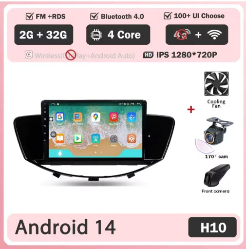 Alayjah, Android 14 Car Multimedia GPS Stereo for Subaru Tribeca WX W10 (2004-2014) Navigation & Video Player "نظام أندرويد 14 للمولتيميديا والملاحة لسيارة سوبارو تريبيكا WX W10 (2004-2014) مع مشغل فيديو وGPS"