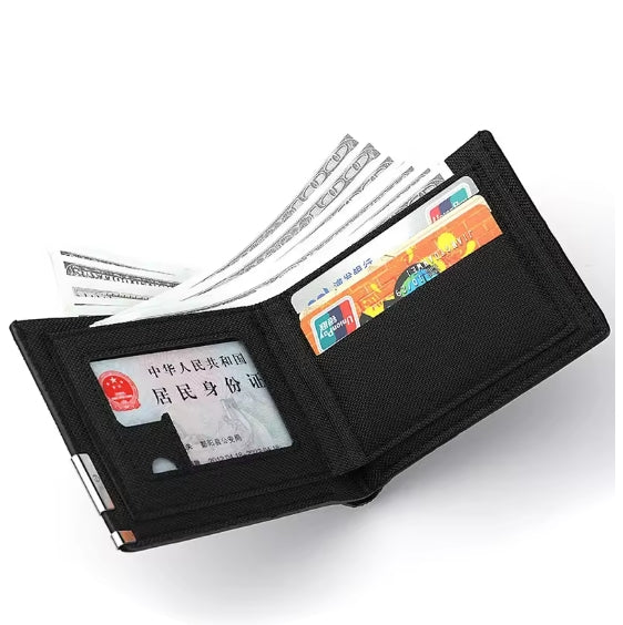 Men’s Leather Car Wallet with Logo Driver’s License & Key Card Holder for Ford Mustang, Fiesta, Kuga, Mondeo, Fusion, Explorer محفظة رجالية جلد بشعار السيارة, حامل رخصة القيادة وبطاقات المفاتيح لفورد موستانج، فييستا، كوجا، مونديو، فيوجن، إكسبلورر