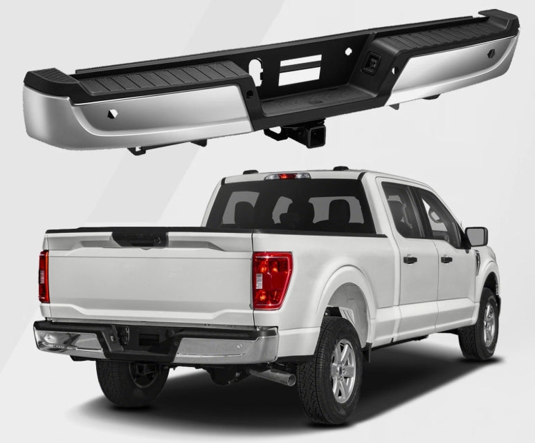 New Rear Bumper complete kit for Ford F-150 SVT Raptor 2021–2023  شبك صدام خلفي جديد لفورد رابتر 2021–2023