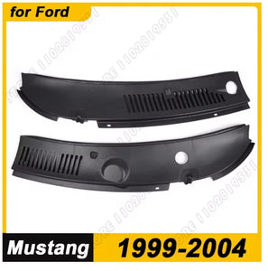 1999-2004 Ford Mustang Windshield Wiper Cowl Vent Grille Hood Panel Assembly Replacement – 3R3Z-6302228-AAA غطاء مصفاة ومساطر مساحات الزجاج الأمامي لفورد موستانج 1999-2004– لوحة غطاء السيارة وقطع غيار بديلة 3R3Z-6302228-AAA
