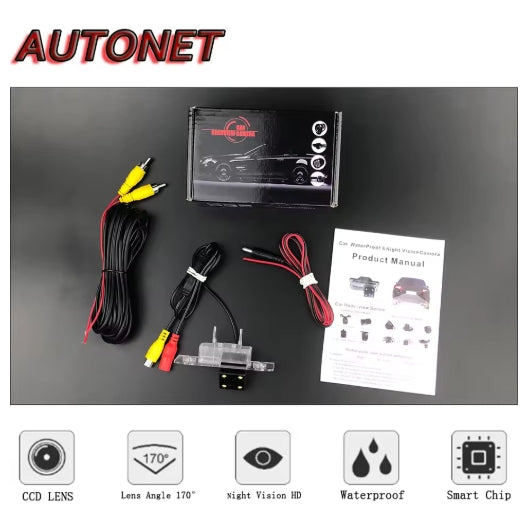 Ford Mustang GT/CS Rear View Backup Camera 2005-2014, CCD, Night Vision, License Plate Mount كاميرا خلفية لفورد موستانج GT/CS 2005-2014, رؤية ليلية، CCD، كاميرا رجوع بلوحة الترخيص