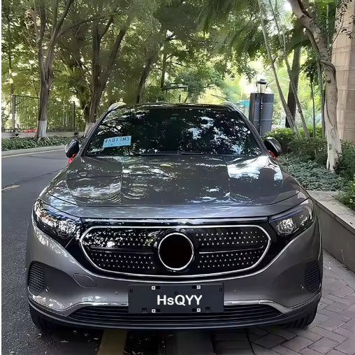 Mercedes-Benz EQA EQB EQE Air Inlet Grille Trim – Starry Sky Net Sequin Decoration, Stylish Car Exterior Accessory شبك هواء مزخرف لمرسيدس بنز EQA EQB EQE – إكسسوار خارجي أنيق بزينة نجوم لامعة
