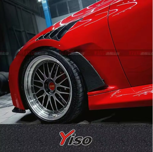 M2 G87 Dry Carbon Fiber Leaf Board – Open Hole Design, Alpha-n Front Barrier Upgrade لوح جانبي من ألياف الكربون الجافة M2 G87 – تصميم بفتحة ، ترقية حاجز أمامي Alpha-n