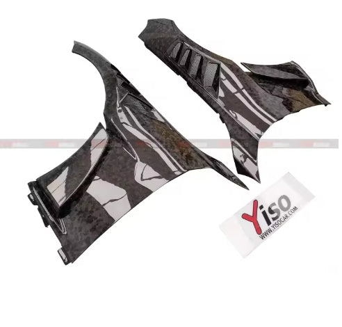 M2 G87 Dry Carbon Fiber Leaf Board – Open Hole Design, Alpha-n Front Barrier Upgrade لوح جانبي من ألياف الكربون الجافة M2 G87 – تصميم بفتحة ، ترقية حاجز أمامي Alpha-n