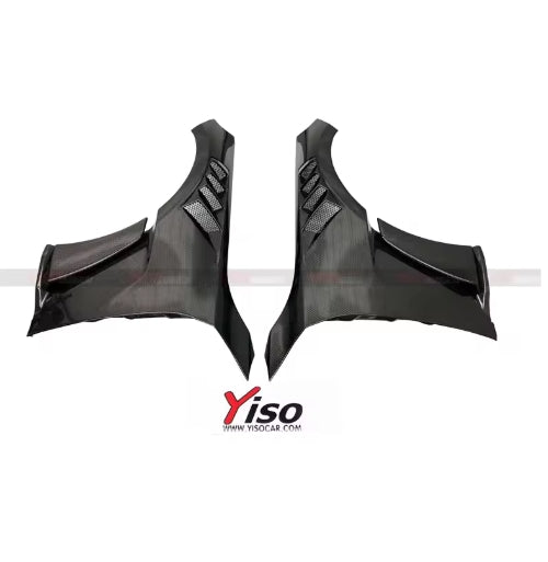 M2 G87 Dry Carbon Fiber Leaf Board – Open Hole Design, Alpha-n Front Barrier Upgrade لوح جانبي من ألياف الكربون الجافة M2 G87 – تصميم بفتحة ، ترقية حاجز أمامي Alpha-n