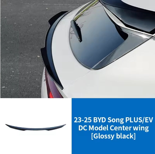 Carbon Fiber BYD Song Plus EV DMI 2023-2025 Rear Trunk Spoiler Wing,  جناح خلفي كاربون فايبر،