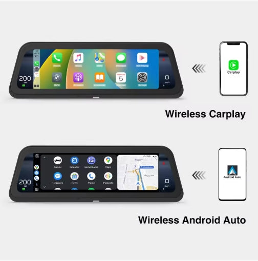 CATRONICS 2025 9.6" Tesla HUD, Top View Display for Model 3/Y, Easy Install, CarPlay & Android Auto CATRONICS 2025 شاشة HUD تسلا 9.6" , عرض علوي لسيارات Model 3/Y، تركيب سهل، CarPlay و Android Auto