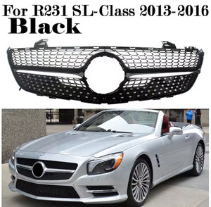 Racing Front Radiator Grilles for Mercedes-Benz R231 SL-Class 2013–2023 – Compatible with SL450, SL500, SL550 & SL65 شبك أمامي رياضي لراديتر مرسيدس بنز R231 SL-Class موديل 2013–2023 – متوافق مع SL450 وSL500 وSL550 وSL65