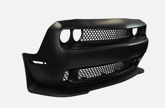 New Dodge Challenger Hellcat 5th Edition Front Bumper Grille 2023+
صدام وشبك أمامي جديد Dodge Challenger Hellcat 2023 الجيل الخامس 2023+