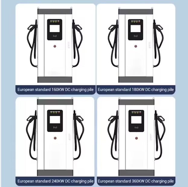120KW DC EV Charger, Mobile Outdoor CCS Fast Charging Station for Electric Cars شاحن سيارات كهربائية متنقل 120KW DC, محطة شحن سريعة خارجية بتقنية CCS