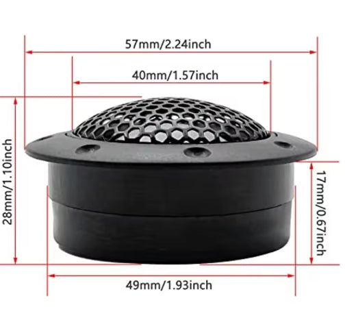 HD Car Stereo Silk Dome Speakers, Modified High-Quality Audio Upgrade سماعات سيارة HD بنظام ستيريو, سماعات مطورة بقبّة حريرية للصوت العالي الجودة