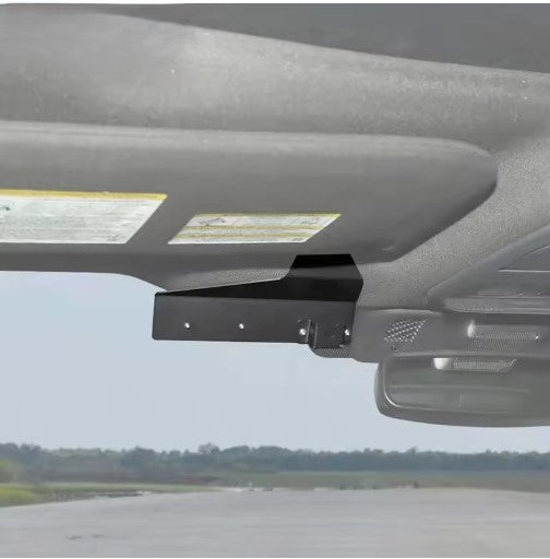 Iron Front Radio Interlayer Bracket Holder, Ford F150/F250/F350/F450 2015+ Interior Car Accessory حامل داخلي معدني للوحة الراديو الأمامية, لفورد F150/F250/F350/F450 من 2015 وما بعده