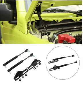 2PCS Hood Lift Support Gas Struts for Suzuki Jimny JB64 JB74 2019+ | Front Bonnet Shock Absorber Damper Rod عدد 2 دعامات غاز لغطاء المحرك الأمامي لسيارة سوزوكي جيمي JB64 JB74 موديل 2019+ | ممتص صدمات ورافعات