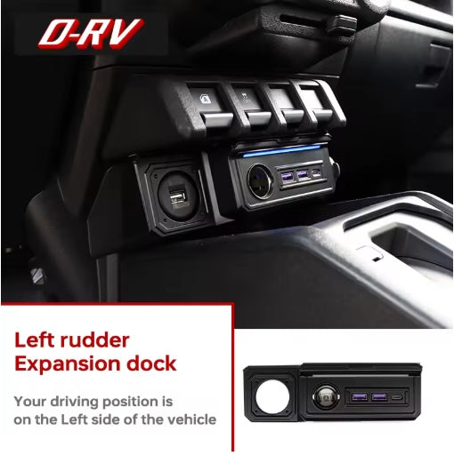 Suzuki Jimny JB64 / Sierra JB74W 2019-2024 Central Control USB Type-C Charging Port with Lamp, Car Interior Upgrade منفذ شحن USB Type-C مع إضاءة للوحة التحكم المركزية, لسوزوكي جيمي JB64 / سييرا JB74W موديل 2019-2024 | ترقية داخلية للسيارة