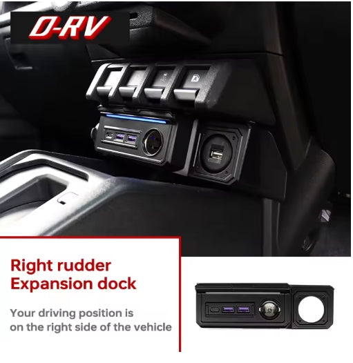 Suzuki Jimny JB64 / Sierra JB74W 2019-2024 Central Control USB Type-C Charging Port with Lamp, Car Interior Upgrade منفذ شحن USB Type-C مع إضاءة للوحة التحكم المركزية, لسوزوكي جيمي JB64 / سييرا JB74W موديل 2019-2024 | ترقية داخلية للسيارة