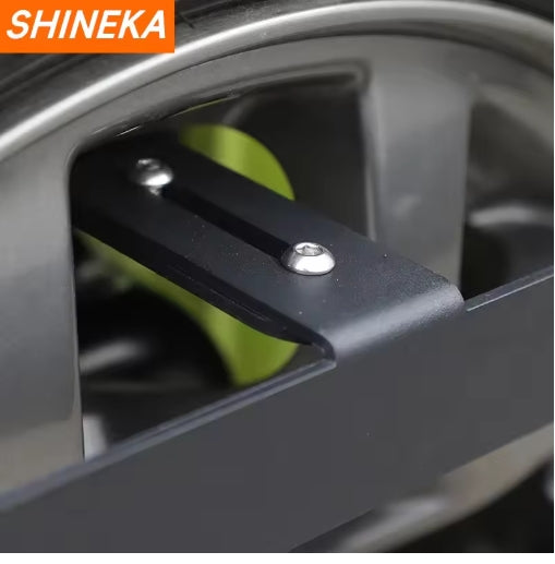 SHINEKA Rear Tire Mounting Plate Kit for Jeep Wrangler TJ/JK/JL & Suzuki Jimny, Car Spare Tire Accessories عدة تركيب العجلة الخلفية من SHINEKA لجيب رانجلر TJ/JK/JL وسوزوكي جيمي, إكسسوارات العجلة الاحتياطية للسيارة