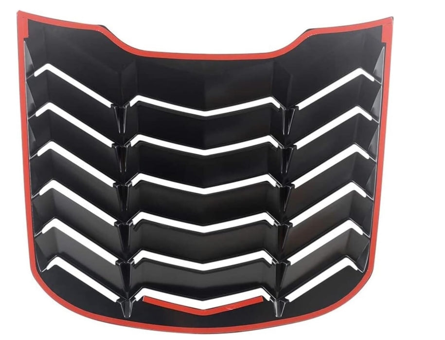 Used Mustang Rear & Side Window Louvers 3-Piece Set 2015 to 2023 -  طقم مستعمل من فتحات تهوية النوافذ الخلفية والجانبية لفورد موستنج 2015 إلى 2023 – 3 قطع