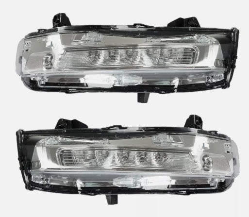 Used Ford Mustang 2018 to 2020 LED Fog & Signal Lights,( Pair ),  أضواء ضباب وإشارة LED مستعملة لفورد موستنج 2018 إلى 2020 – الجانبين