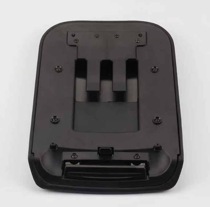 Ford Mustang 2005-2009 Armrest Cover, Black PU Leather, Durable Grip, Perfect Fit Replacement (32×22cm) غطاء مسند ذراع لتسلا فورد موستانج 2005-2009, جلد صناعي أسود PU، تصميم متين بقبضة مريحة، بديل مثالي (32×22 سم)الداخلية