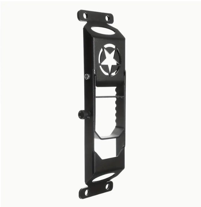 Jeep JK Door Hinge Foot Pedal, Black Iron, 2007-2017, 2/4 Doors, Durable All-Terrain Accessory دعاسة مفصل باب جيب JK, حديد أسود، موديلات 2007-2017، للأبواب 2/4، متينة وسهلة الوصول لجميع التضاريس