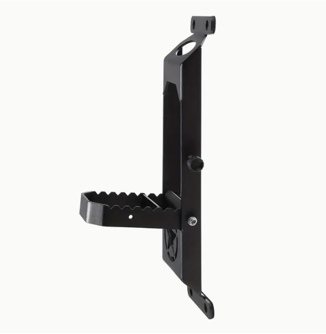 Jeep JK Door Hinge Foot Pedal, Black Iron, 2007-2017, 2/4 Doors, Durable All-Terrain Accessory دعاسة مفصل باب جيب JK, حديد أسود، موديلات 2007-2017، للأبواب 2/4، متينة وسهلة الوصول لجميع التضاريس