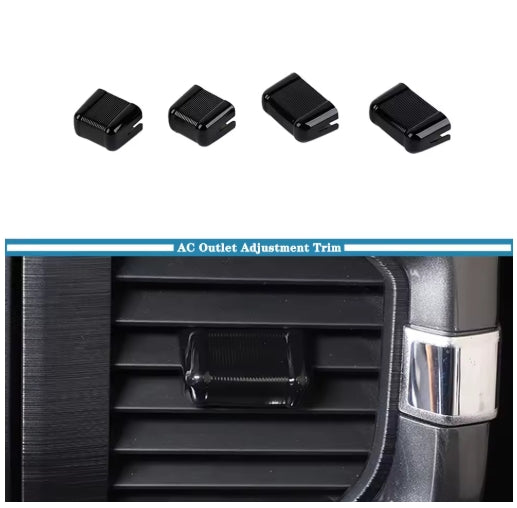 Ford F-150 2021–2023 Central Control AC Air Vent Cover, Interior Decoration & Adjustment Trim Accessory غطاء مخرج هواء المكيف للوحة التحكم المركزية فورد F-150 2021–2023, إكسسوار داخلي للتزيين والتعديل