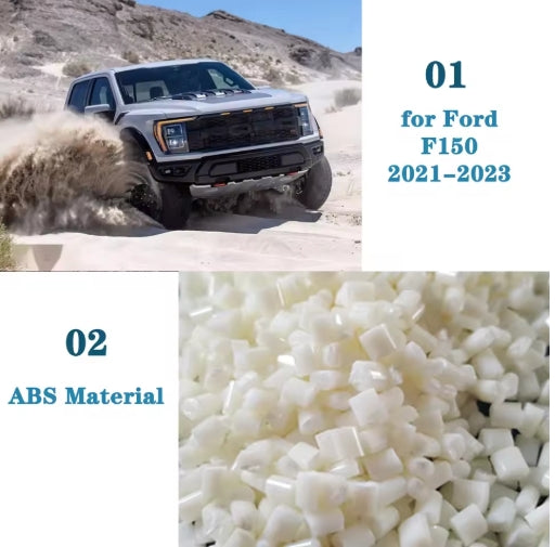 Ford F-150 2021–2023 Central Control AC Air Vent Cover, Interior Decoration & Adjustment Trim Accessory غطاء مخرج هواء المكيف للوحة التحكم المركزية فورد F-150 2021–2023, إكسسوار داخلي للتزيين والتعديل