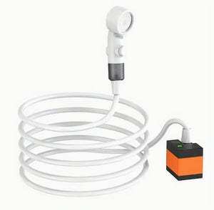 Portable USB Electric Shower, 36V High-Pressure, Fast Heating for Camping & Travel دش كهربائي محمول USB, 36 فولت عالي الضغط وتسخين سريع للتخييم والسفر