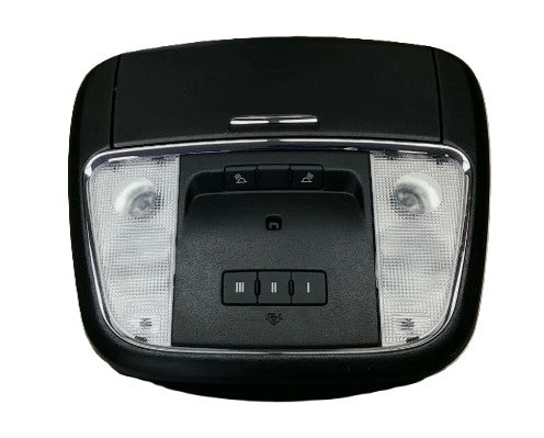 Used 2015–2023 Dodge Charger OEM Overhead Console – Black, Without Sunroof - وحدة التحكم العلوية (الكونسول العلوي) الأصلية مستعملة لدودج تشارجر 2015–2023 – باللون الأسود، بدون فتحة سقف