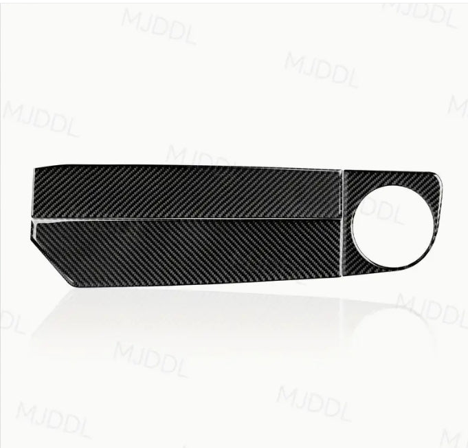 Carbon Fiber Center Console Instrument Panel Sticker for Ford Mustang GT & Shelby 2009-2014, Interior Upgrade Accessory ملصق لوحة العدادات من ألياف الكربون للكونسول الوسطي لسيارة فورد موستنج GT وShelby 2009-2014, ملحق لتحديث الداخلية