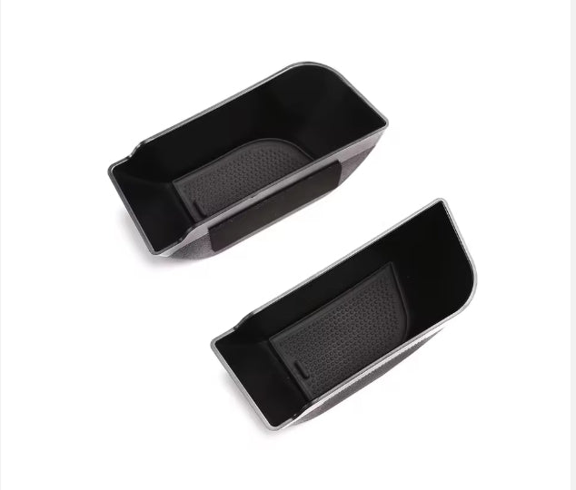 Land Rover Defender 90/110 (2020–2022) ABS Black Car Door Storage Box – Phone Tray Accessory صندوق تخزين باب السيارة أسود ABS مع حامل هاتف لاند روفر ديفندر 90/110 (2020–2022)