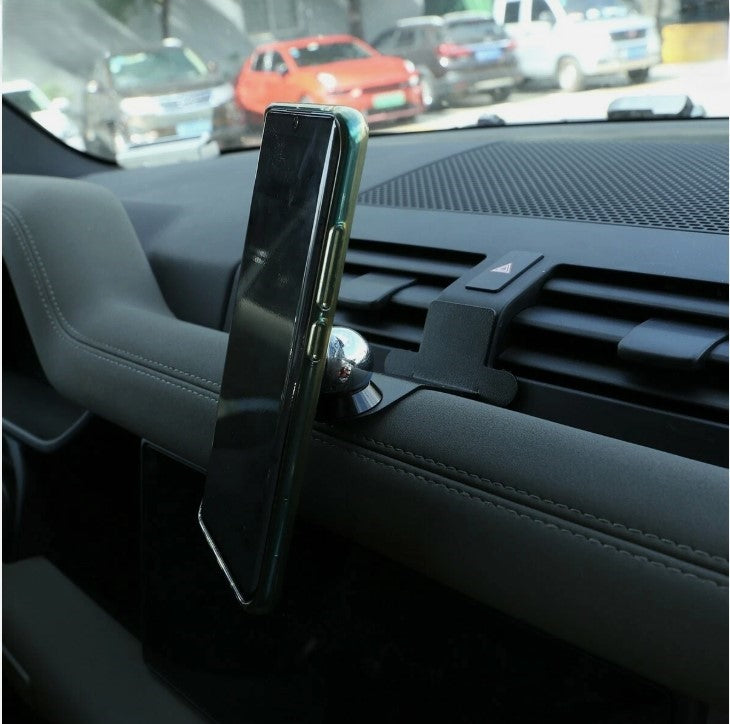 Land Rover Defender 2020–2022 Car Dashboard Phone Holder, Aluminum Alloy, Black, Durable & Secure Mount حامل هاتف للوحة العدادات لسيارة لاند روفر ديفندر 2020–2022 , من الألمنيوم الأسود، متين وآمن