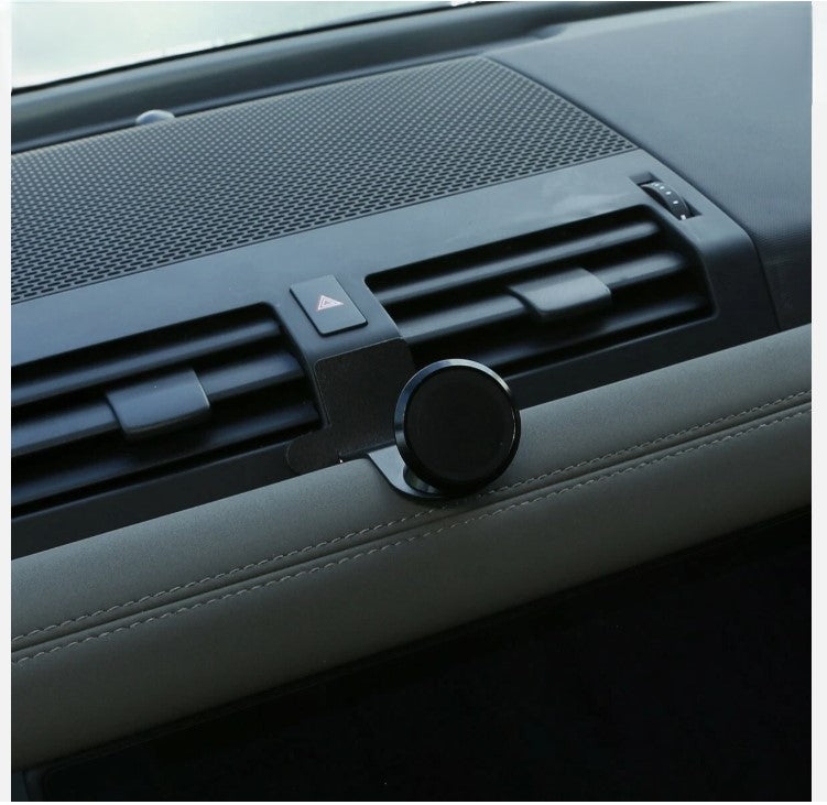 Land Rover Defender 2020–2022 Car Dashboard Phone Holder, Aluminum Alloy, Black, Durable & Secure Mount حامل هاتف للوحة العدادات لسيارة لاند روفر ديفندر 2020–2022 , من الألمنيوم الأسود، متين وآمن