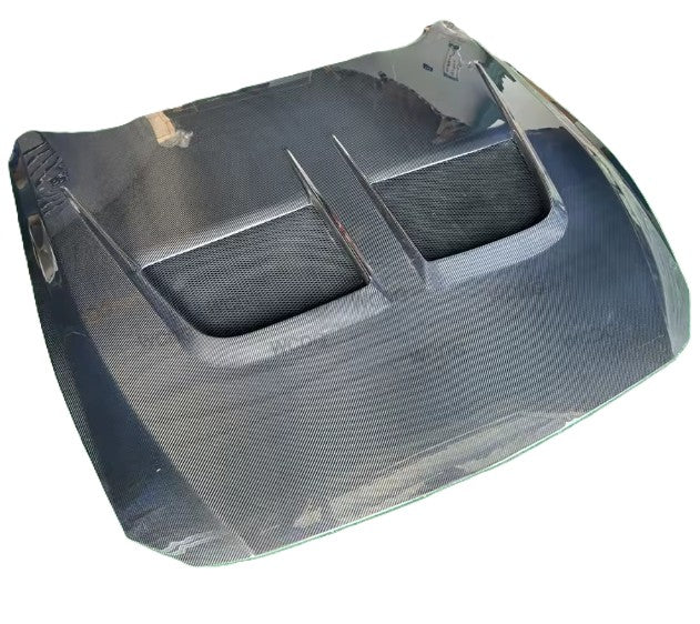 Ford Mustang 2024+ GT Dark Horse S650 GTD Style Carbon Fiber Front Hood Bonnet Engine Cover – Car Body Kit غطاء محرك أمامي من ألياف الكربون بتصميم GTD لسيارة فورد موستانج 2024+ GT دارك هورس S650 – مجموعة هيكل السيارة
