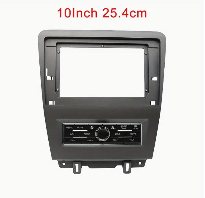 25.4cm 2Din Car Radio MP5 Player Dash Panel Kit, GPS Stereo Fascia Frame for Ford Mustang 2008-2013 مشغل راديو MP5 2Din بقياس 25.4 سم مع لوحة تركيبية للكونسول, إطار GPS وستيريو لفورد موستنج 2008-2013