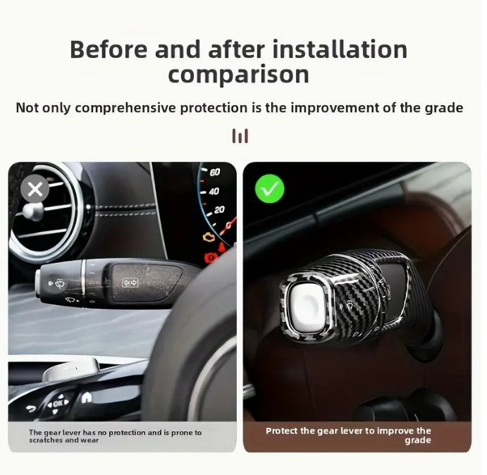 Mercedes-Benz ABS Steering & Lever Covers, Interior Trim Accessories أغطية حماية عجلة القيادة ورافعات السيارات من مرسيدس بنز ,إكسسوارات داخلية من ABS